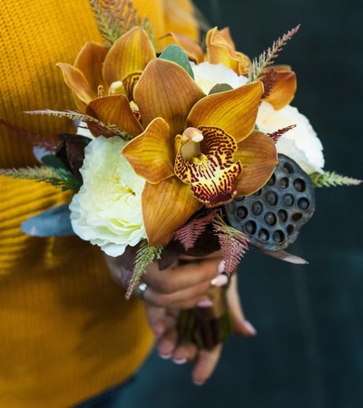 Букет свадебный  Beautiful orchid